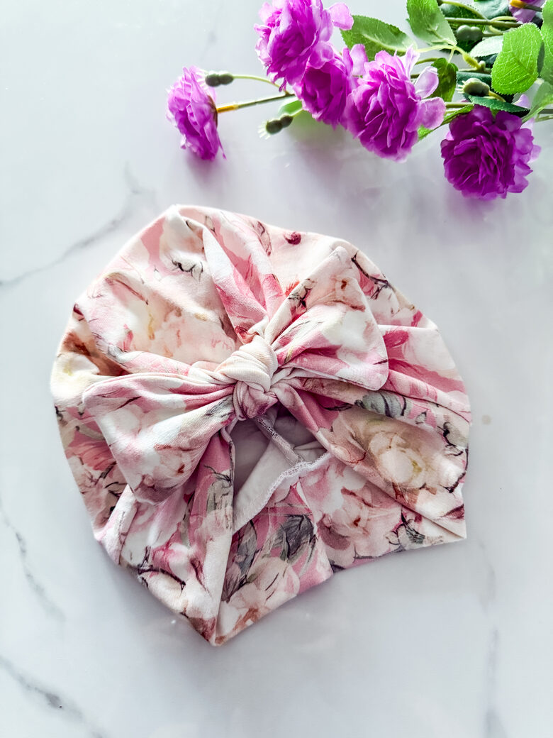 Turbāncepure "Rozā peonijas"