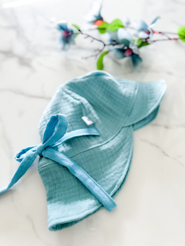 Muslīna cepure "Dūmakaini zila"