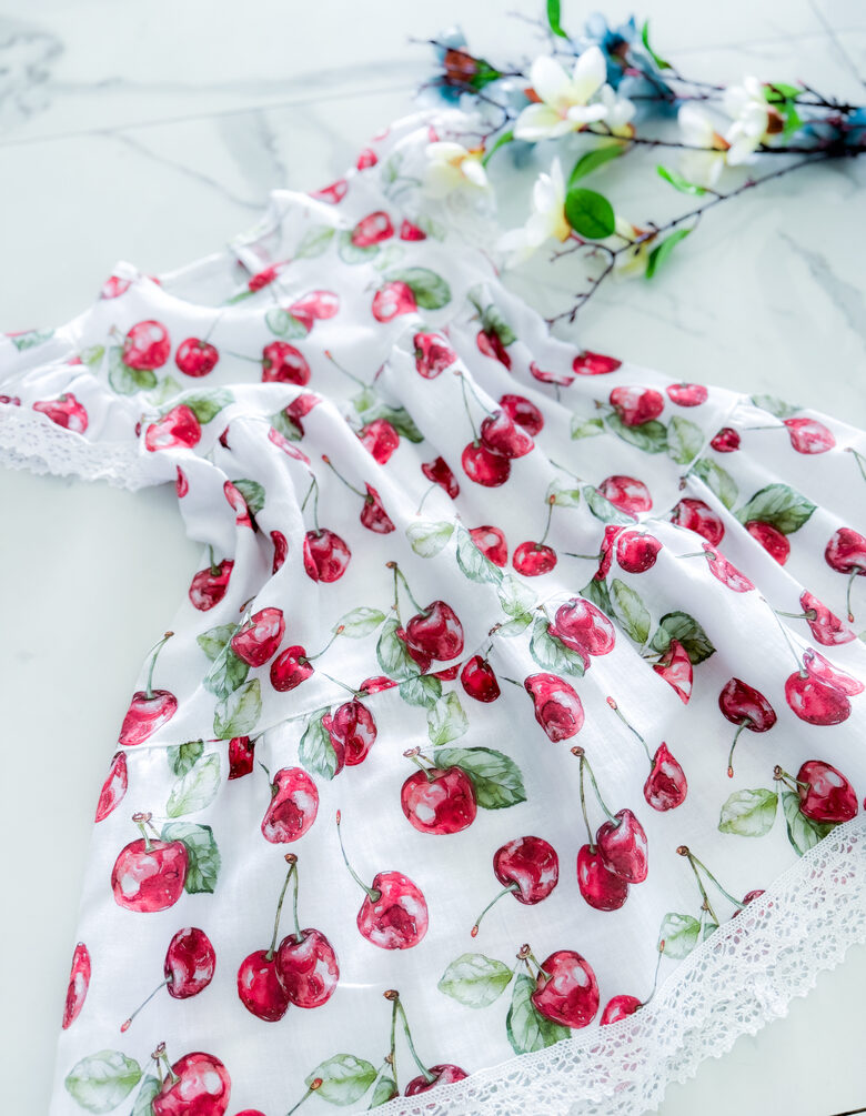 “Ķiršu Sapnis” Muslīna Kleitiņa