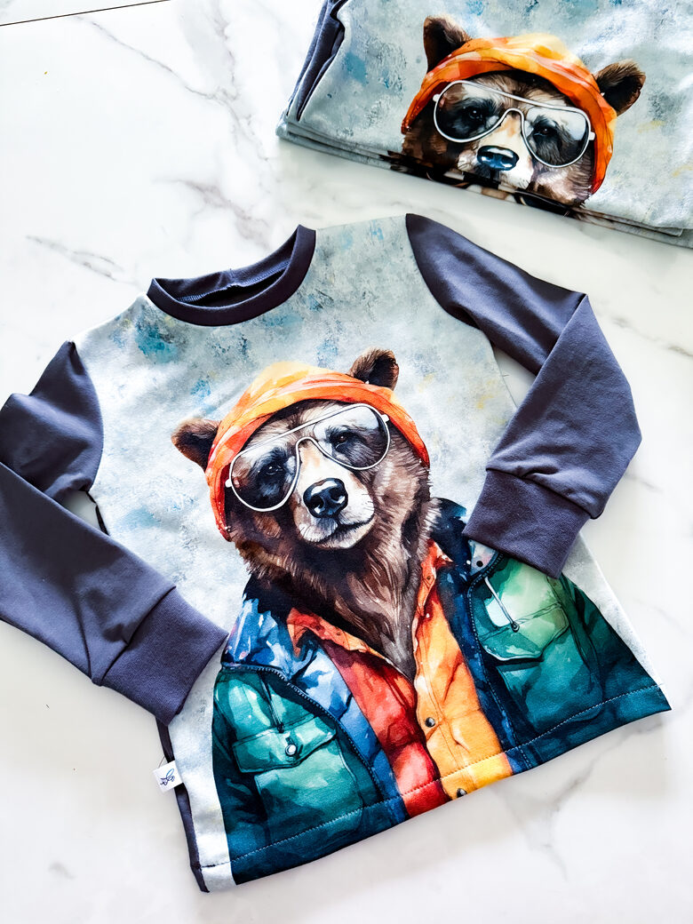 Garroku krekls  "Lācis ar stilu"