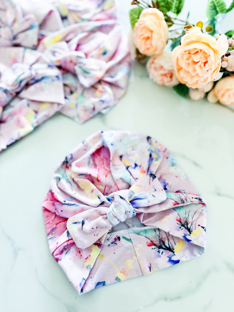 Turbāncepure "Rozā pastelis"