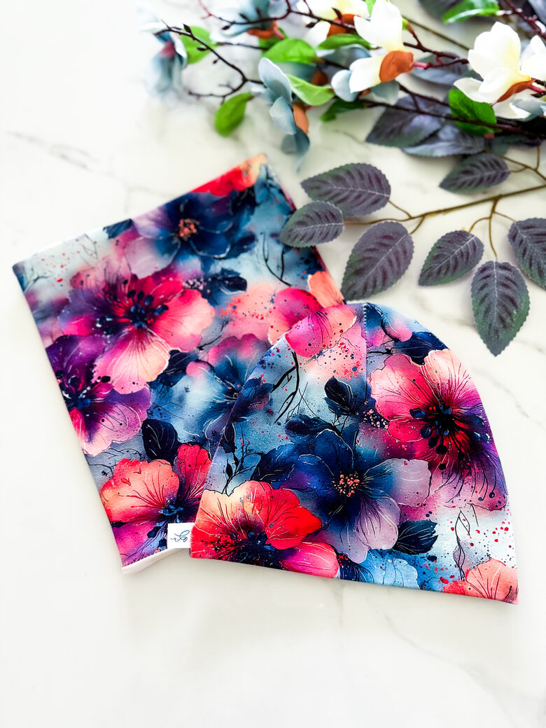 Starpsezonas cepures komplekts "Ziedu sapnis"