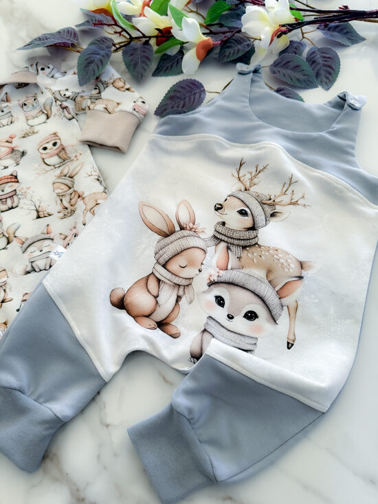 Lenču bikses "Ziemas zvēriņi"