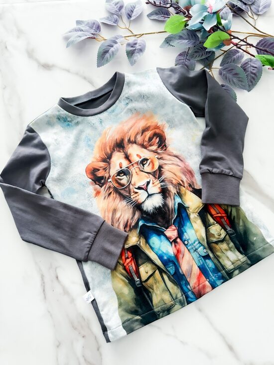 Garroku krekls "Lauva ar stilu"