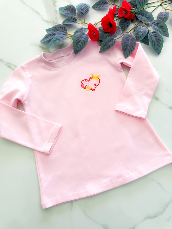 "Sirds Tauriņi" Plānais kokvilnas krekls