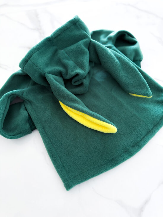 Polar flīss zaķa hūdijs "Old geen"