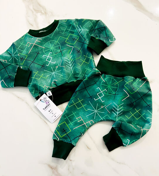 Latviskais komplekts "Zaļās spēka zīmes"