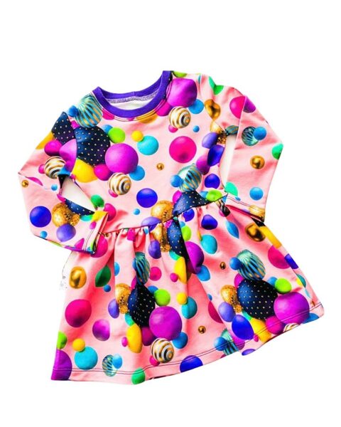 Kleita "Ziemassvētku bumbas"